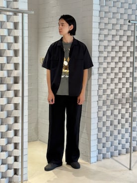 「EDITION（エディション）のアイテム（パンツ）」を使った、TOMORROWLAND_okadaさん（メンズ・181cm）の夏コーディネート