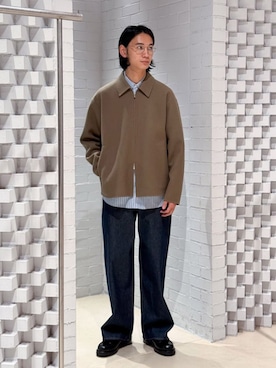 「EDITION（エディション）のアイテム」を使った、TOMORROWLAND_okadaさん（メンズ・181cm）の冬コーディネート