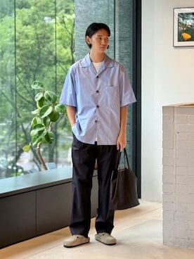 「caban（キャバン）のアイテム」を使った、TOMORROWLAND_okadaさん（メンズ・181cm）の夏コーディネート
