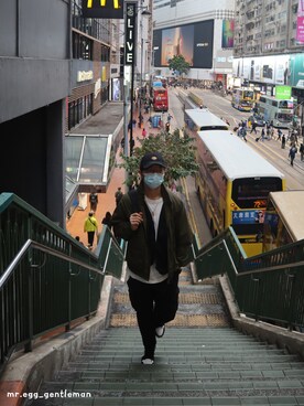 「nike」｜「アイテム（ジャケット/アウター）」を使った、mreggさん（メンズ・180cm）の冬コーディネート