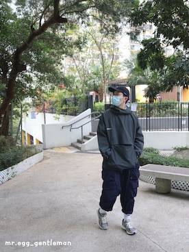 「FR2」｜mreggさん（メンズ・180cm）の冬コーディネート