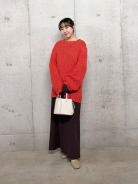 「アイテム（ワンピース/ドレス）」を使った、みてきちさん（レディース・155cm）の秋コーディネート