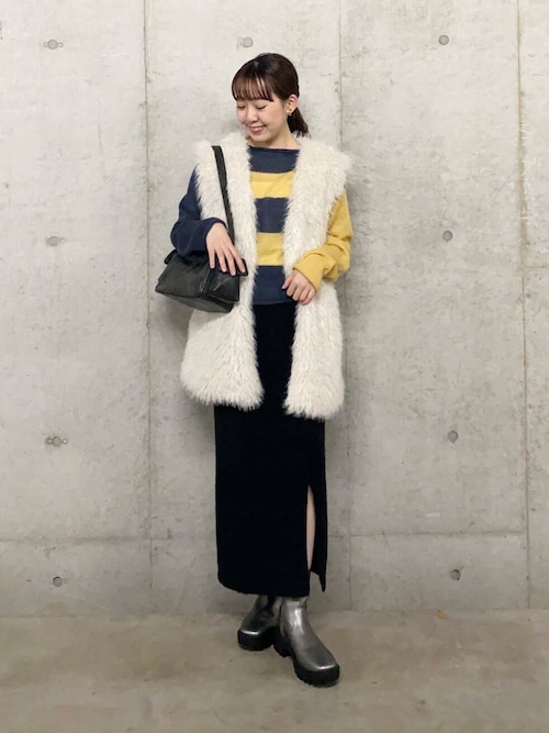 セール】『別注』さらさ×SENSE OF PLACE モヘアライクワイドボーダー