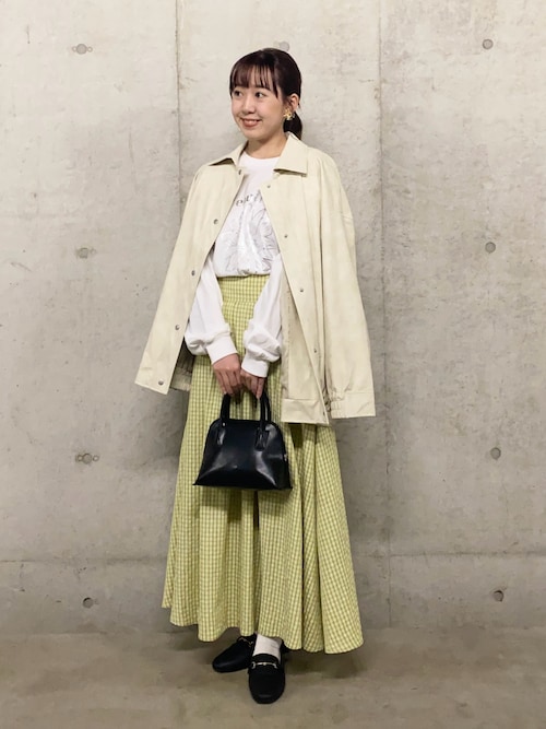 セール】チェックボリュームスカート（スカート）｜SENSE OF PLACE by