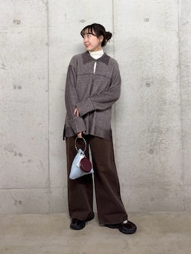 「アイテム（ハンドバッグ）」を使った、みてきちさん（レディース・155cm・20代）の秋コーディネート