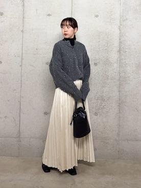 「アイテム（Tシャツ/カットソー）」を使った、みてきちさん（レディース・155cm）の秋コーディネート