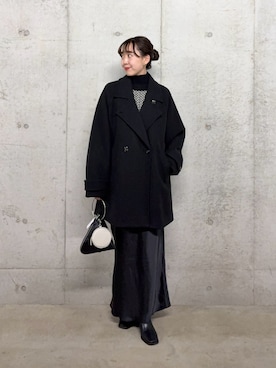 「アイテム（スカート）」を使った、みてきちさん（レディース・155cm）の秋コーディネート