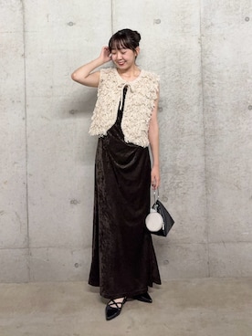 「アイテム（その他シューズ）」を使った、みてきちさん（レディース・155cm）の秋コーディネート