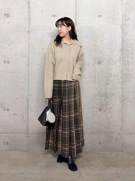 「イエベ春」｜みてきちさん（レディース・155cm）の秋コーディネート