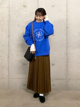 「WEARyouthコーデ」｜「アイテム（スリッポン）」を使った、みてきちさん（レディース・155cm）の秋コーディネート