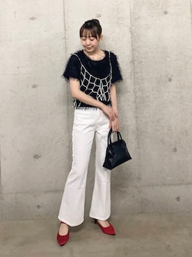 「アイテム（その他小物）」を使った、みてきちさん（レディース・155cm）の夏コーディネート