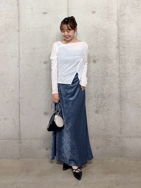「アイテム（ワンピース）」を使った、みてきちさん（レディース・155cm）の夏コーディネート