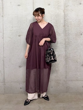 「アイテム（ハンドバッグ）」を使った、みてきちさん（レディース・155cm・20代）の夏コーディネート