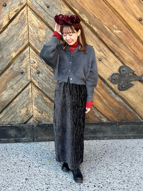 セール】ラメカットコールナロースカート（スカート）｜SENSE OF PLACE