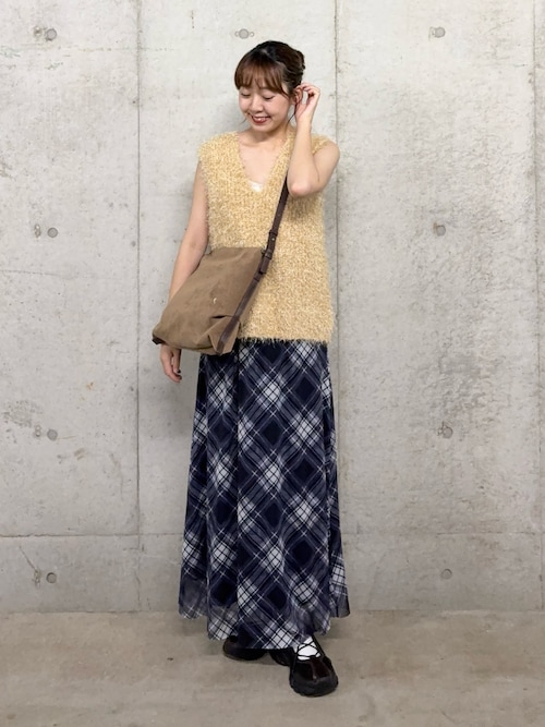 oheshio チェックスカート by muni:r スカート ハーフプリーツチェックスカート : ZOZOTOWN