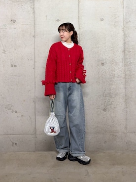 「アイテム（雑貨/ホビー）」を使った、みてきちさん（レディース・155cm）の冬コーディネート