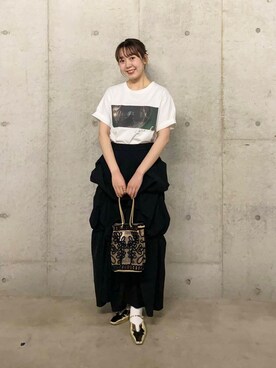 「SENSE OF PLACE by URBAN RESEARCH（センスオブプレイスバイアーバンリサーチ）のメタリックポインテッドシューズ（パンプス）」を使った、みてきちさん（レディース・155cm）の春コーディネート