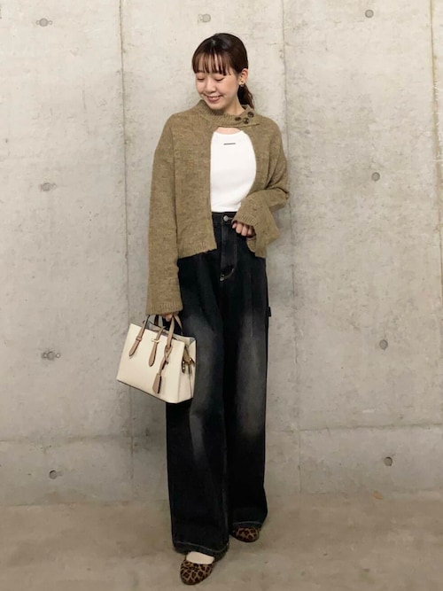 セール】『別注』さらさ×SENSE OF PLACE チョーカーニットカーディガン