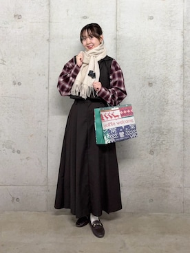 「アイテム（ワンピース/ドレス）」を使った、みてきちさん（レディース・155cm・20代）の冬コーディネート