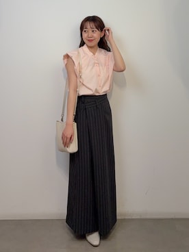 「SENSE OF PLACE by URBAN RESEARCH（センスオブプレイスバイアーバンリサーチ）のアイテム（ローファー）」を使った、みてきちさん（レディース・155cm）の春コーディネート