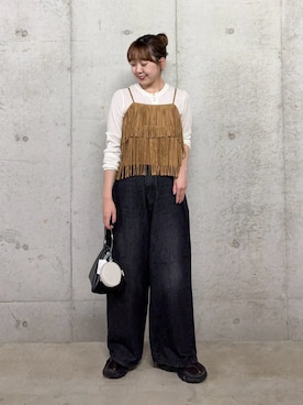 みてきちさん（骨格ストレート・レディース・155cm）の秋コーディネート