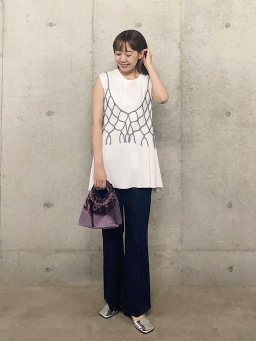 セール】センタープレスフレアデニム（デニムパンツ）｜SENSE OF PLACE