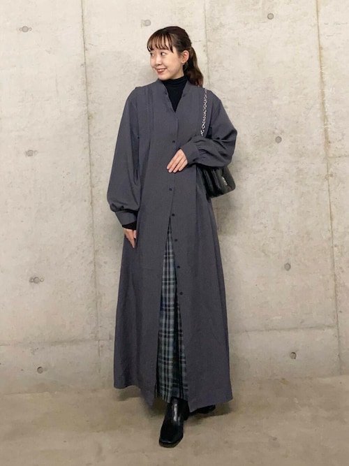 セール】『Shortサイズあり』タックシャツワンピース（ワンピース