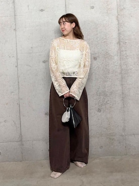 「SENSE OF PLACE by URBAN RESEARCH（センスオブプレイスバイアーバンリサーチ）のアイテム（サンダル）」を使った、みてきちさん（レディース・155cm）の夏コーディネート