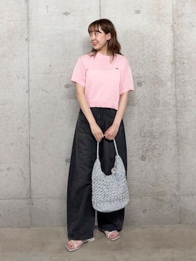 「シルバー」｜「アイテム（パンツ）」を使った、みてきちさん（レディース・155cm）の夏コーディネート