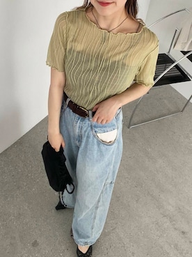 「155㎝コーデ」｜みてきちさん（レディース・155cm）の夏コーディネート