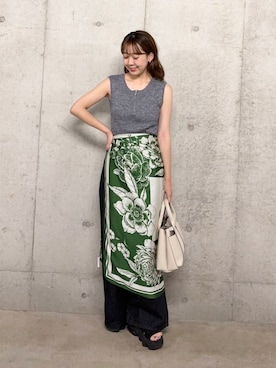 「アイテム（財布/小物）」を使った、みてきちさん（レディース・155cm）の夏コーディネート