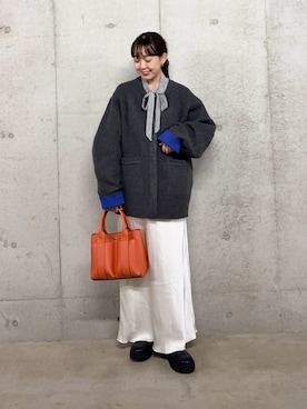「アイテム（テーラードジャケット、その他）」を使った、みてきちさん（レディース・155cm）の秋コーディネート