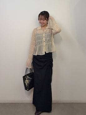 「RODE SKO（ロデスコ）のアイテム（バッグ）」を使った、みてきちさん（レディース・155cm）の春コーディネート