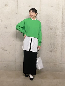 「WEARyouthコーデ」｜「アイテム（バレエシューズ）」を使った、みてきちさん（レディース・155cm）の秋コーディネート