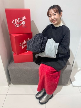 「わたしのあげたいもの」｜みてきちさん（レディース・155cm）の冬コーディネート