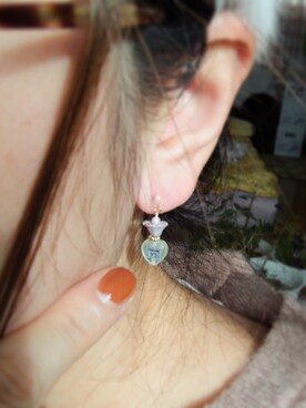 「Pepe（ペペ）のアイテム」を使った、こよみさん（レディース・157cm）の冬コーディネート