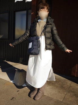 「ketty（ケティ）のアイテム」を使った、こよみさん（レディース・157cm）の冬コーディネート