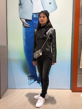 「アイテム（財布）」を使った、Misakeyさん（レディース・160cm）の秋コーディネート