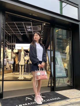 「ピンクスニーカー」｜Misakeyさん（レディース・160cm）の春コーディネート