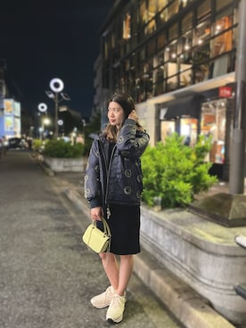 「AXSmiley」｜「アイテム（ブルゾン）」を使った、Misakeyさん（レディース・159cm）の秋コーディネート