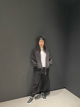 「みんなの白Tフェス」｜「アイテム（スウェットパンツ）」を使った、Misakeyさん（レディース・160cm）の夏コーディネート
