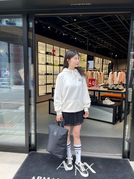 「秋先取りコーデ」｜「アイテム（ソックス/靴下）」を使った、Misakeyさん（レディース・160cm）の夏コーディネート