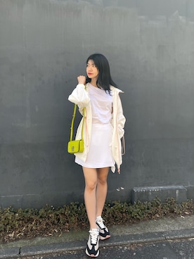 「スボーツミックス」｜「アイテム（ジャケット/アウター）」を使った、Misakeyさん（レディース・160cm）の春コーディネート