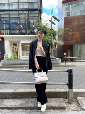 「アツいコーデ全部見せ」｜「アイテム（ブルゾン）」を使った、Misakeyさん（レディース・160cm）の夏コーディネート