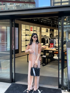 「ARMANI EXCHANGE（アルマーニエクスチェンジ）のアイテム（オールインワン・サロペット）」を使った、Misakeyさん（レディース・160cm）の夏コーディネート
