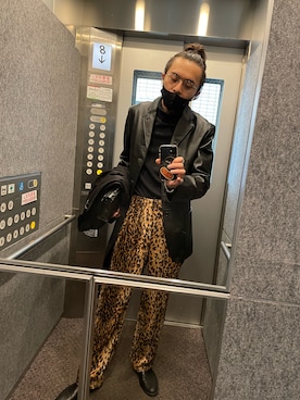 「柄物」｜「アイテム（その他）」を使った、いち〜ichi〜さん（メンズ・178cm）の春コーディネート