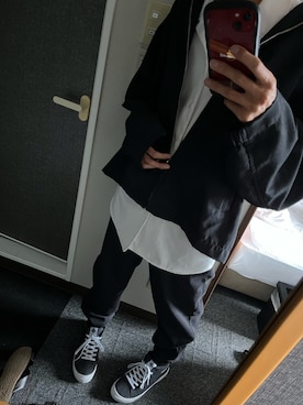 「Lui's（ルイス）のアイテム（ブルゾン）」を使った、kaLさん（メンズ・169cm）の夏コーディネート