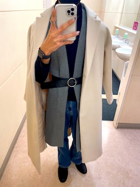 「semantic design（セマンティックデザイン）のアイテム（ブーツ）」を使った、taku91さん（メンズ・171cm）の冬コーディネート
