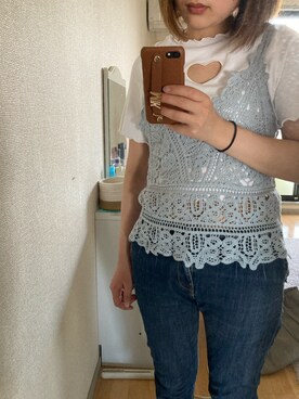 「fifth（フィフス）のアイテム（キャミソール）」を使った、mikihouse415さん（レディース・156cm）の夏コーディネート