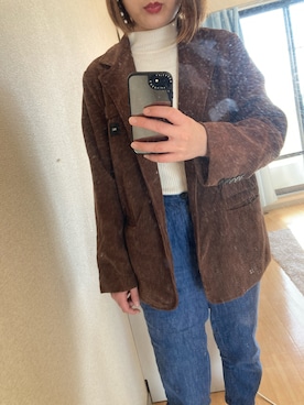 「白×デニム」｜mikihouse415さん（レディース・156cm）の秋コーディネート